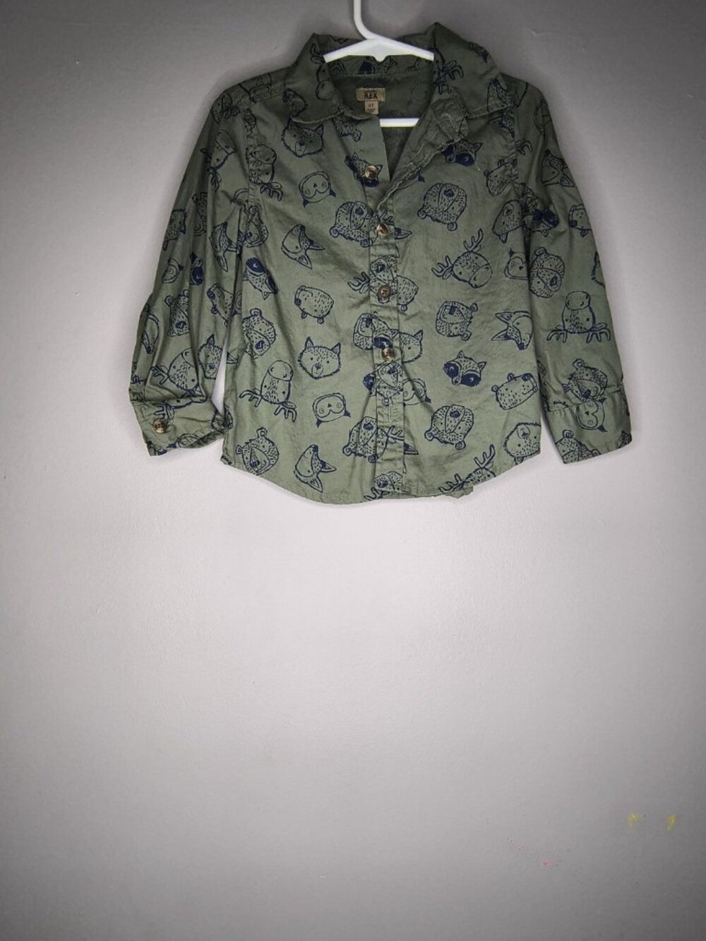 Boys Lot of 11 Size 3T Long Sleeve Shirts Button Down Carter's, Old Navy, Ball4 - Picture 7 of 16